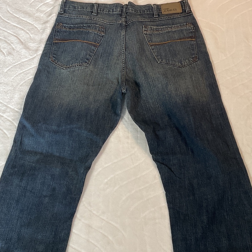 Wrangler Straight Fit Dark Blue Jeans
